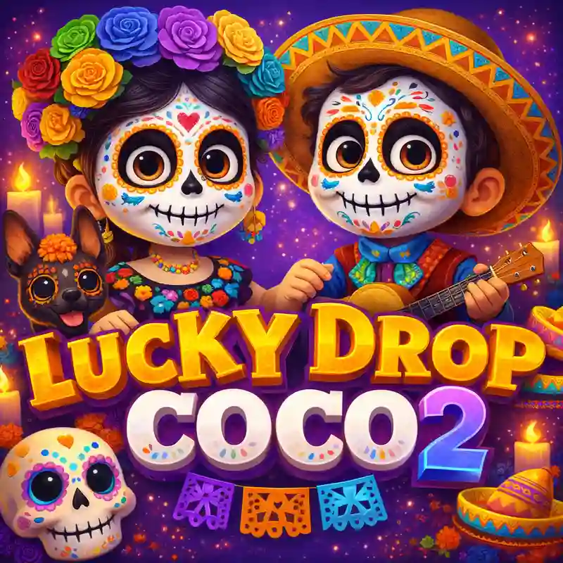 Lucky Drop-Coco 2 Slot Game Interface